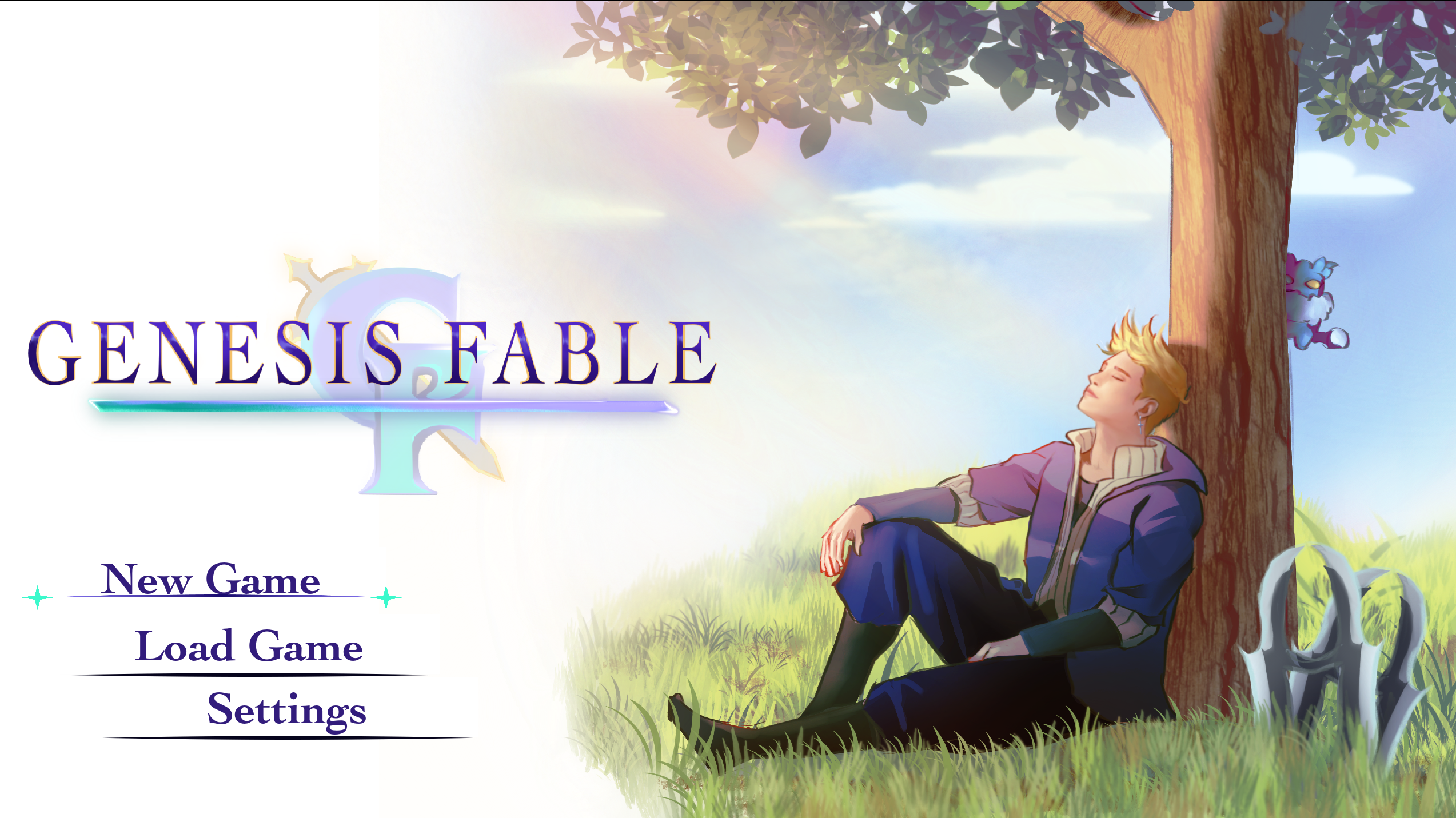 Genesis Fable title screen