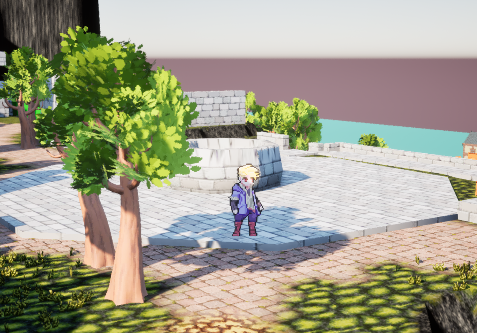 Town Well blockout
